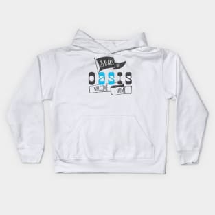 Oasis 25th Anniversary Logo (1) Kids Hoodie